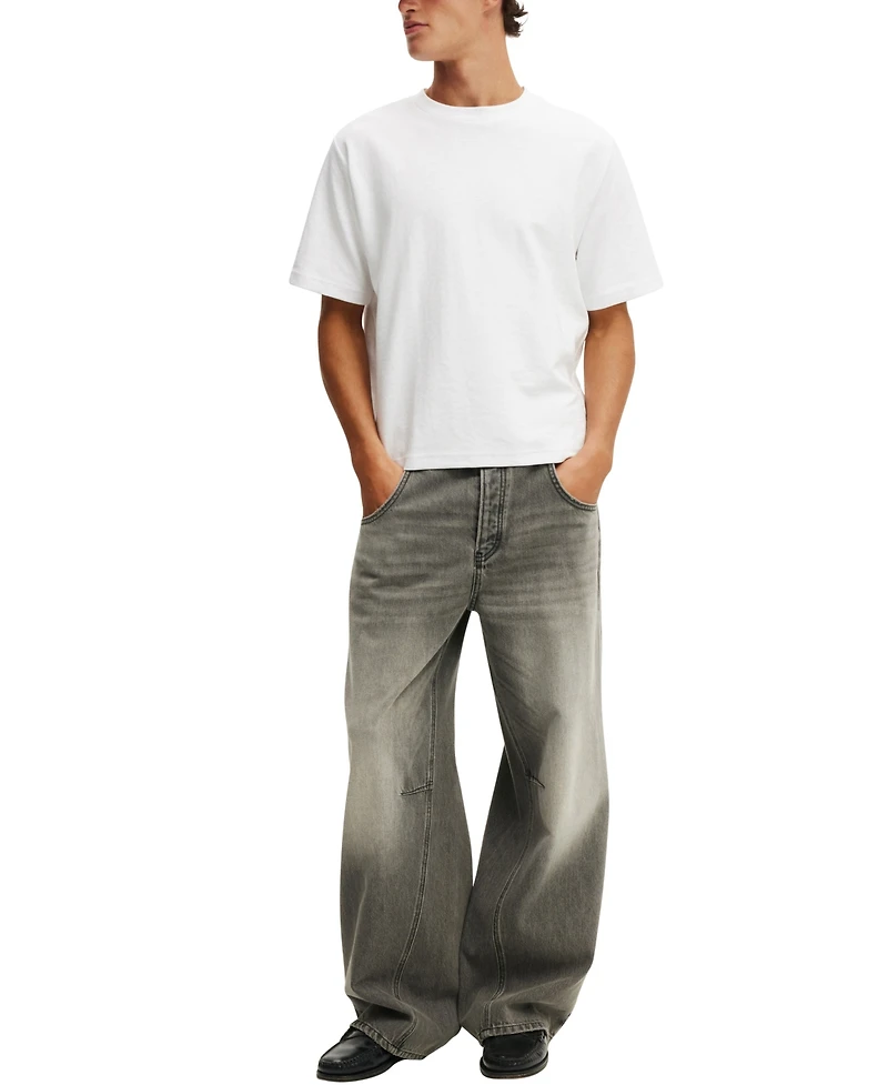 Cotton On Men's Super Baggy Engineered Jean