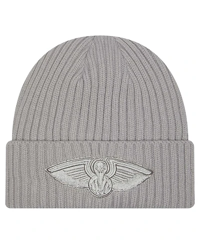 New Era Men's Gray New Orleans Pelicans Color Pack Cuffed Knit Hat