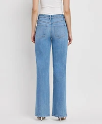 Flying Monkey Women's High Rise Vintage-like Flare Jeans