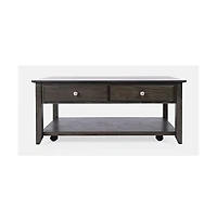 Modern Espresso Four Drawer 44" Coffee Table