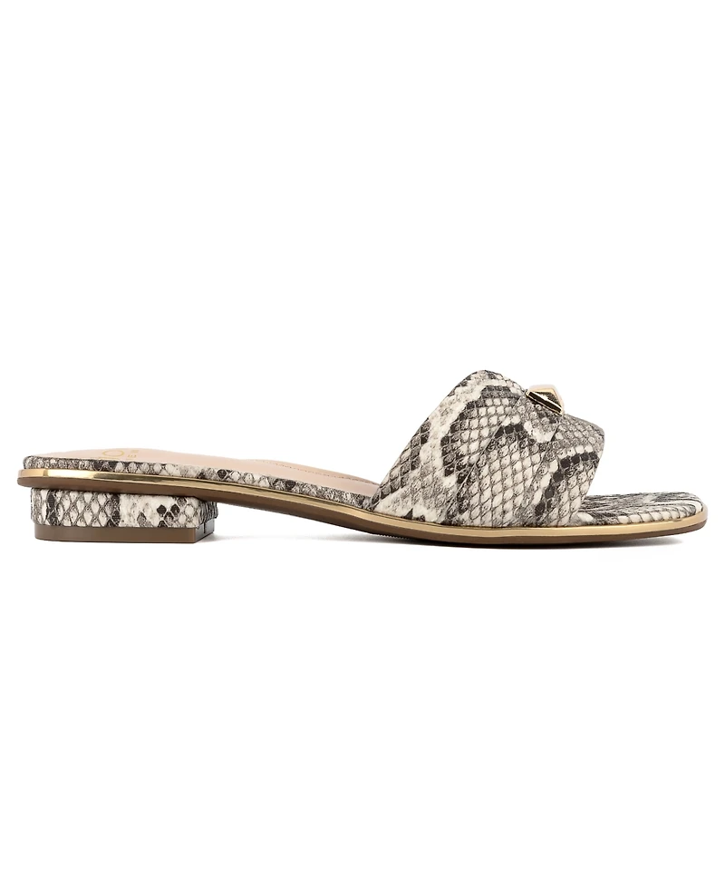 Jones New York Women's Vivell Slide Flat Sandals