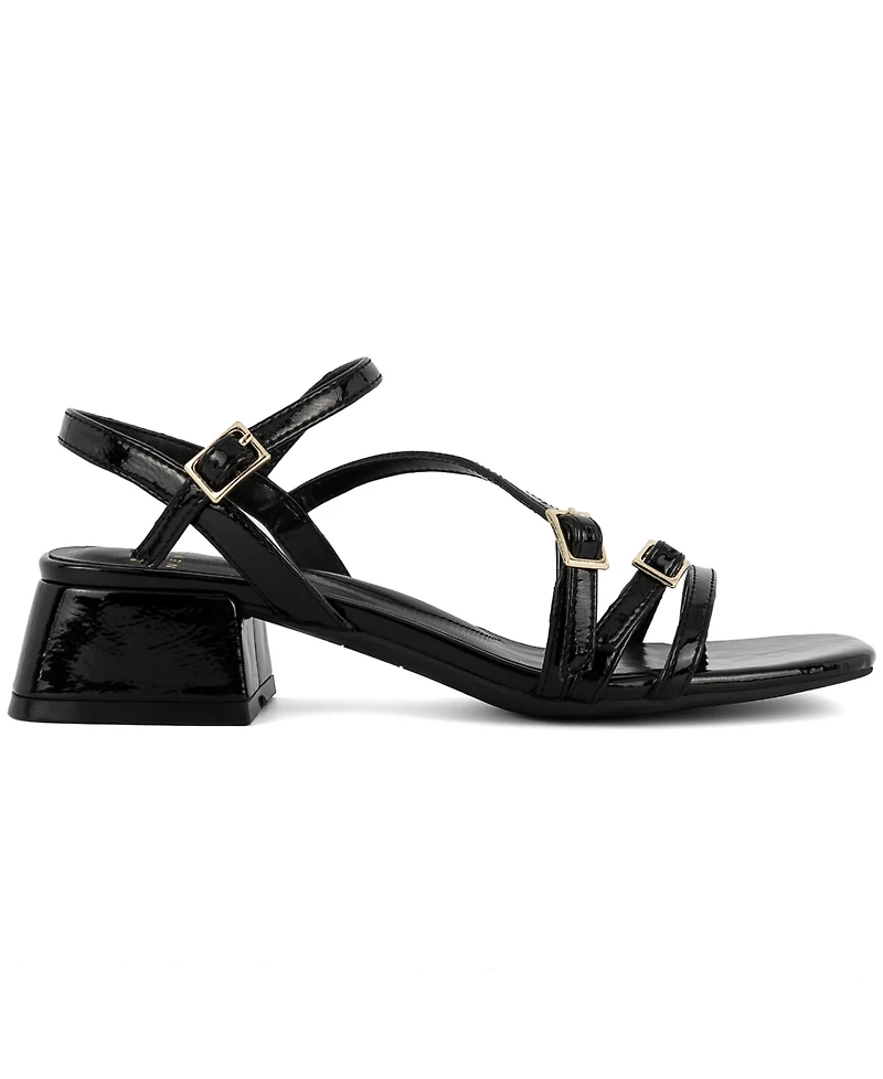 Jones New York Women's Unasyn Block Heel Strappy Dress Sandals