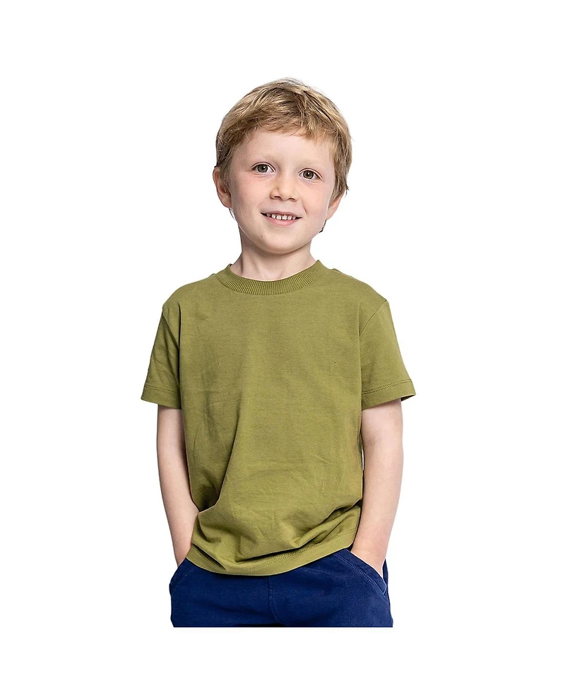 Mightly Kids 3pk Fair Trade Organic Cotton Classic Fit Tees