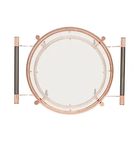 Sienna 2 Tier Round Bar Cart