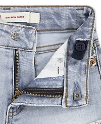 Levi's Little Girls Print Block Mom Shorts