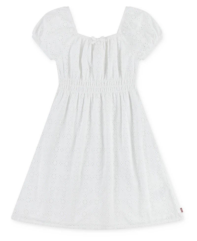 Levi's Big Girls Eyelet Short Sleeve Dress