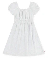 Levi's Big Girls Eyelet Short Sleeve Dress