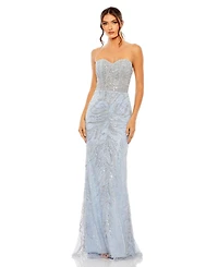 Mac Duggal Women's Strapless Embellished Gown