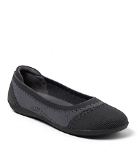 Dearfoams Women's Misty Ballet Flat Lightweight Slip Ons