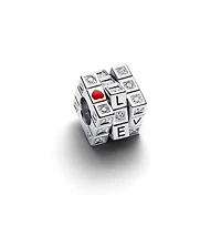 Pandora Sterling Silver Moveable Toy Cube Charms