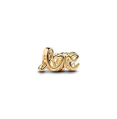 Pandora 14K Gold Plated Handwritten Love Charms