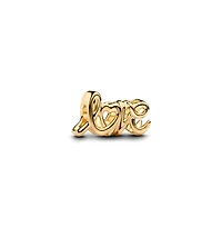 Pandora 14K Gold Plated Handwritten Love Charms