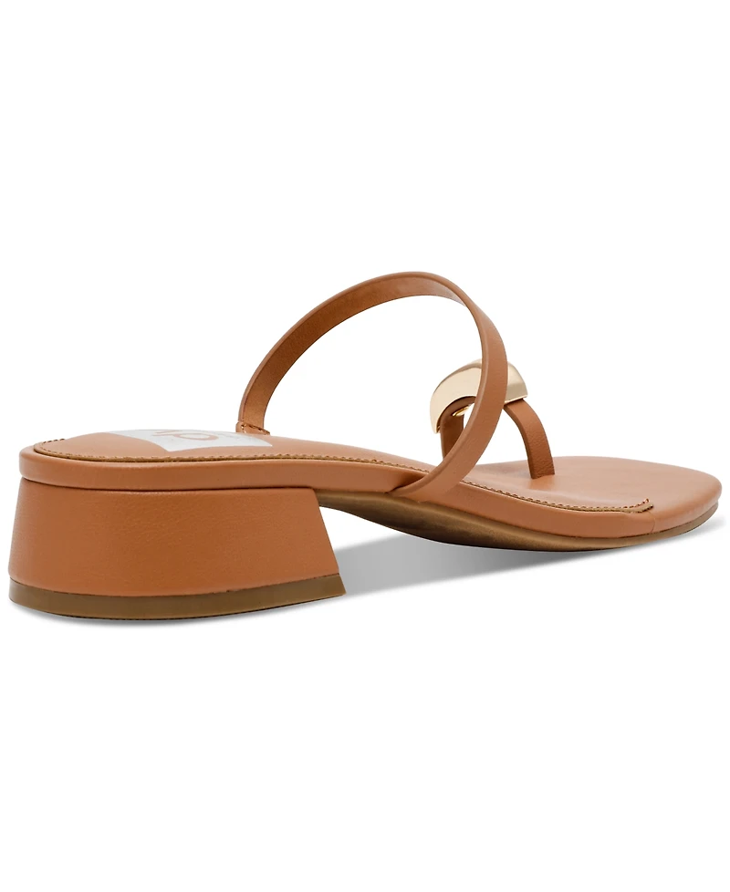 Dv Dolce Vita Women's Narra Toe-Ring Block-Heel Dress Sandals
