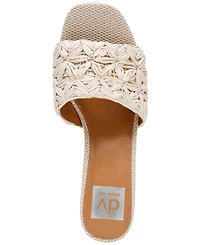 Dv Dolce Vita Women's Honey Raffia Block-Heel Dress Sandals