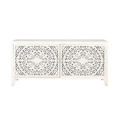 Raura 2 Shelf 2 Door Media Stand