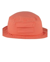 New Balance Men's Gray Nb Logo Gulf Red Cargo Bucket Hat