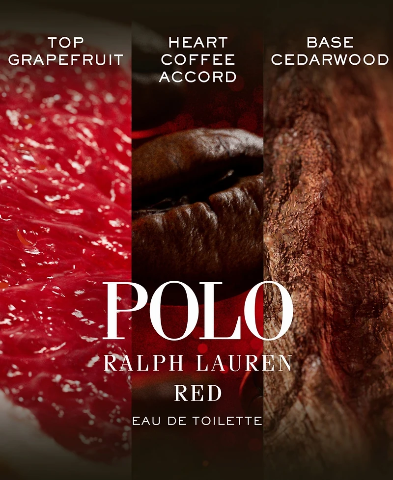 Ralph Lauren Men's Polo Red Eau de Toilette Racing Edition, 4.2 oz.
