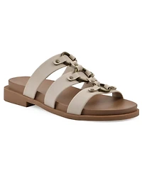 White Mountain Women's Koala Slip-On Flat Sandals