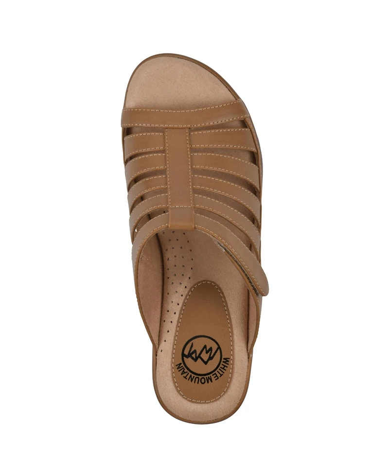 White Mountain Women's Valencia Slip-On Clog Sandals