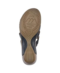 White Mountain Women's Valora Slip-On Clog Sandals