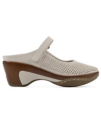White Mountain Women's Vinto2 Mary Jane Clog Mules