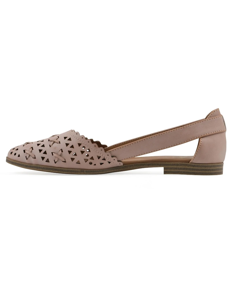 White Mountain Women's Nobler Pointed Toe Flats