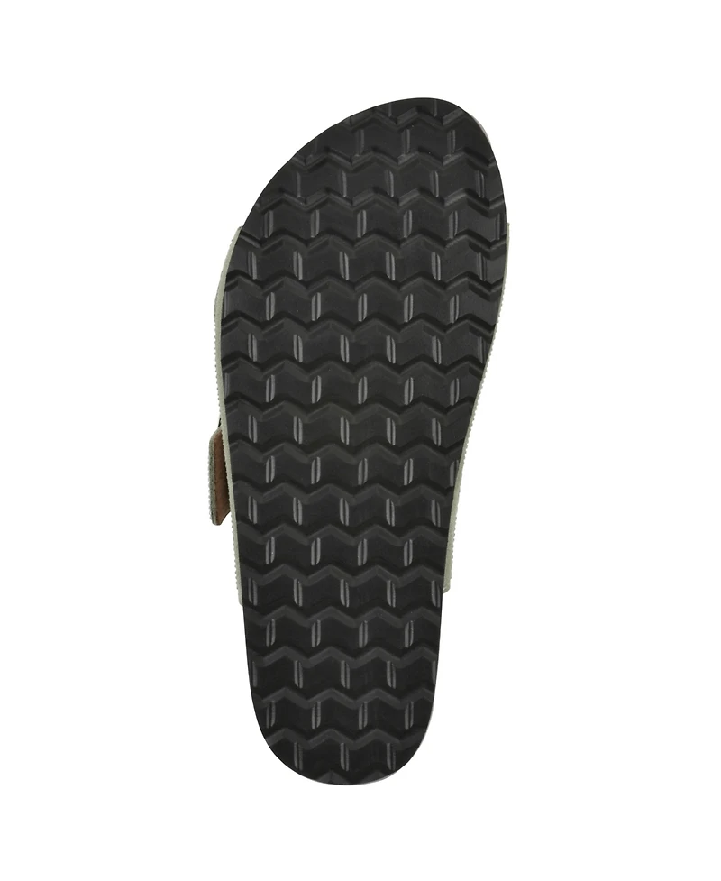 White Mountain Women's Granitas Round Toe Flat Sandals