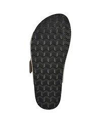White Mountain Women's Granitas Round Toe Flat Sandals