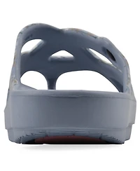 White Mountain Women's Rip Round Toe Flat Sandals