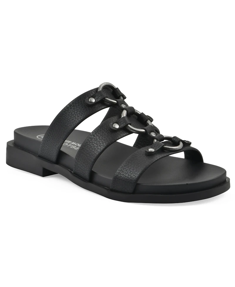 White Mountain Women's Koala Slip-On Flat Sandals
