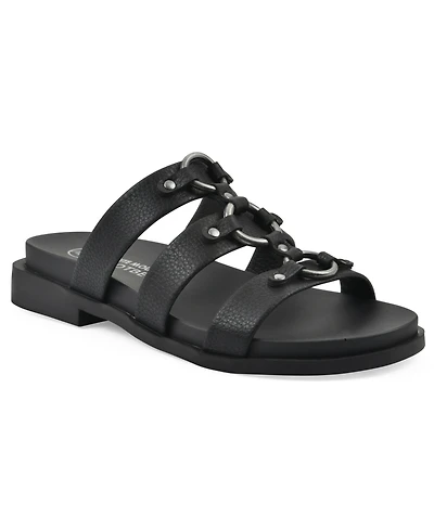 White Mountain Women's Koala Slip-On Flat Sandals