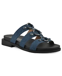 White Mountain Women's Koala Slip-On Flat Sandals