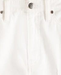 On 34th Women's High-Rise Cuffed Straight-Leg Jeans