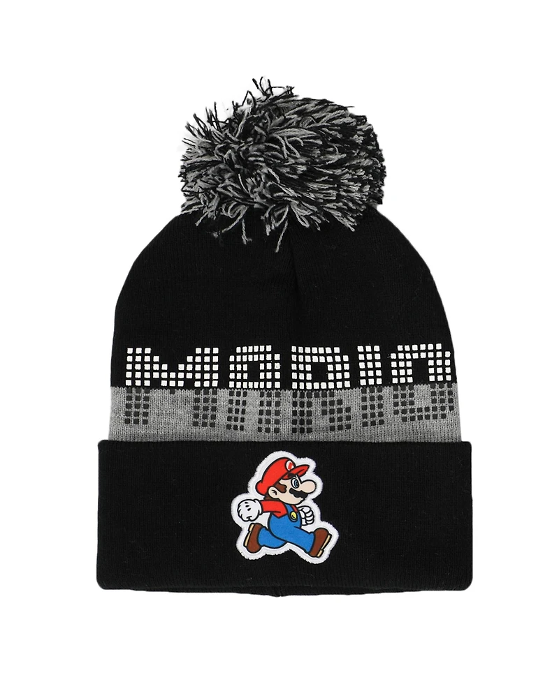 Super Mario Boys Bros Mario Youth Beanie & Glove Set