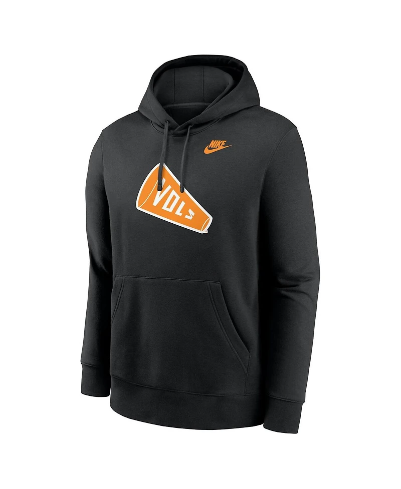 Nike Men's Black Tennessee Volunteers Vault Megaphone Pullover Hoodie