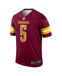 Nike Men's Jayden Daniels Burgundy Washington Commanders Team Legend Player Performance Top