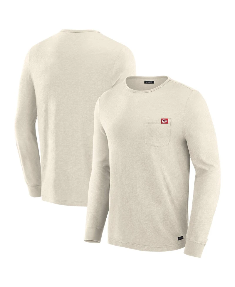J. Palmer Men's White Kansas City Chiefs In-The-Pocket Long Sleeve T-Shirt