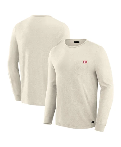 J. Palmer Men's White Kansas City Chiefs In-The-Pocket Long Sleeve T-Shirt