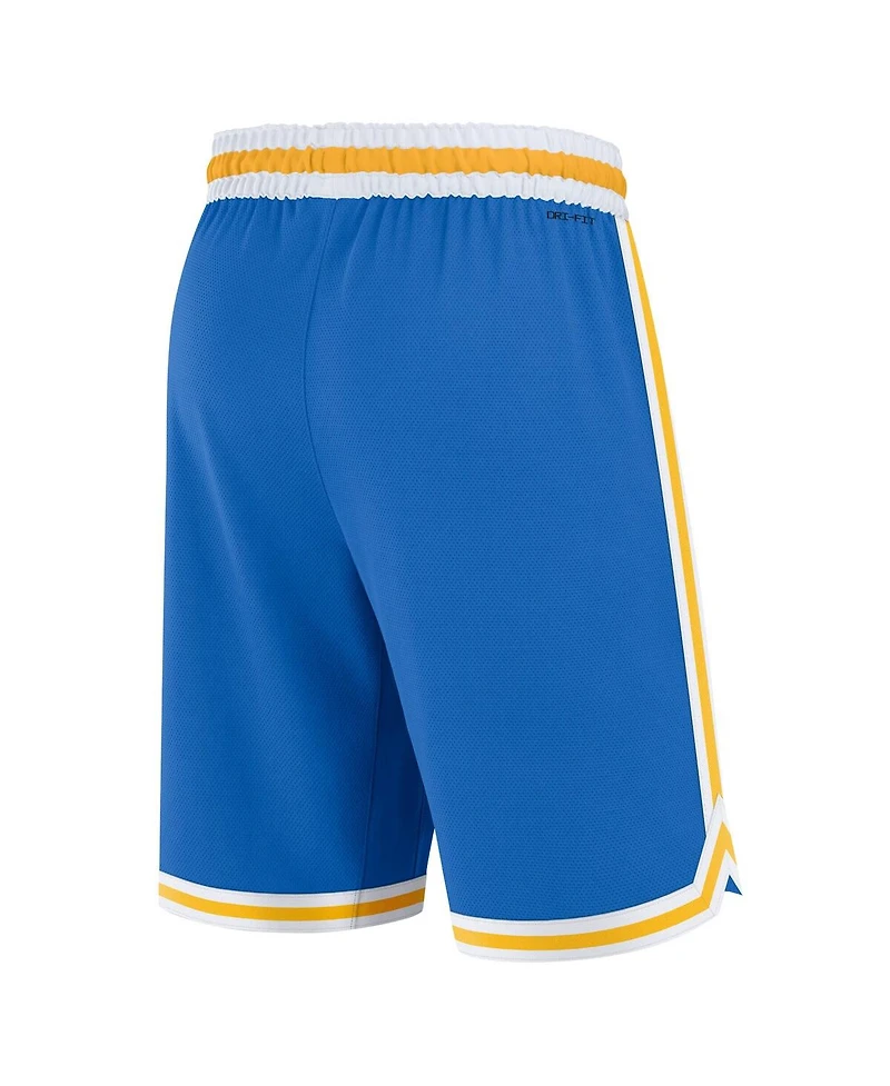 Jordan Men's Blue Ucla Bruins Road Replica Performance Basketball Shorts