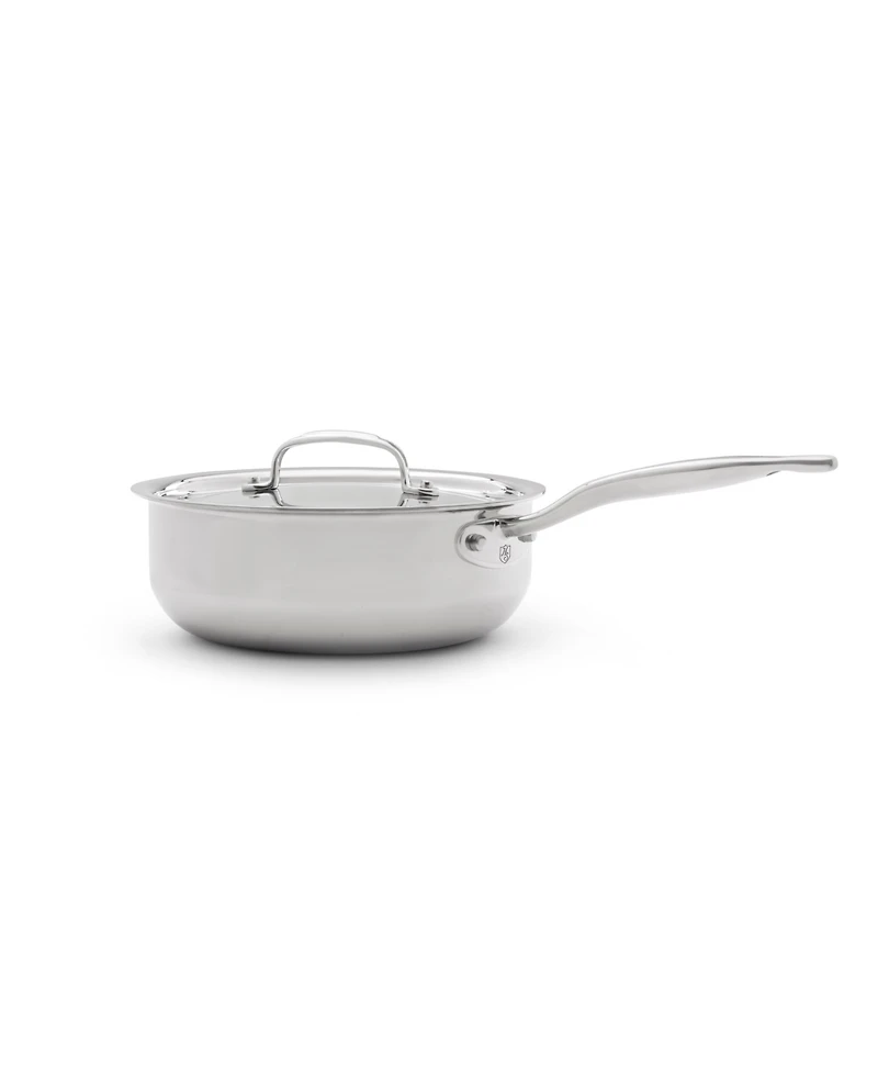 Heritage Steel Titanium Series Fully Cladded 3-Quart Saucier with Lid