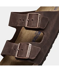 Birkenstock Men's Arizona Essentials Oiled Leather Two-Strap Sandals from Finish Line