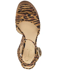 Jessica Simpson Women's Kamindi Ankle-Strap Platform Wedge Sandals