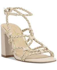 Jessica Simpson Women's Azimma Block-Heel Strappy Rope Sandals