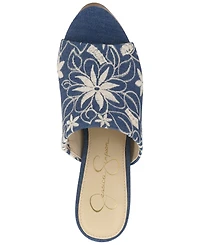 Jessica Simpson Women's Shelbie Block Heel Platform Mules