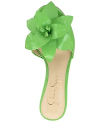Jessica Simpson Women's Percia Flower High-Heel Dress Mules