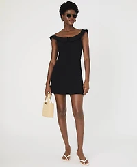 French Connection Women's Whisper Collared Mini Dress