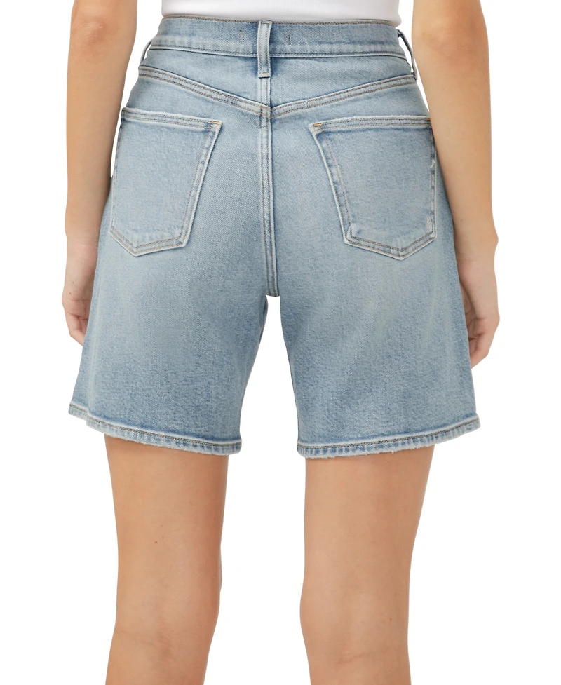Silver Jeans Co. Women's High Rise Long Shorts