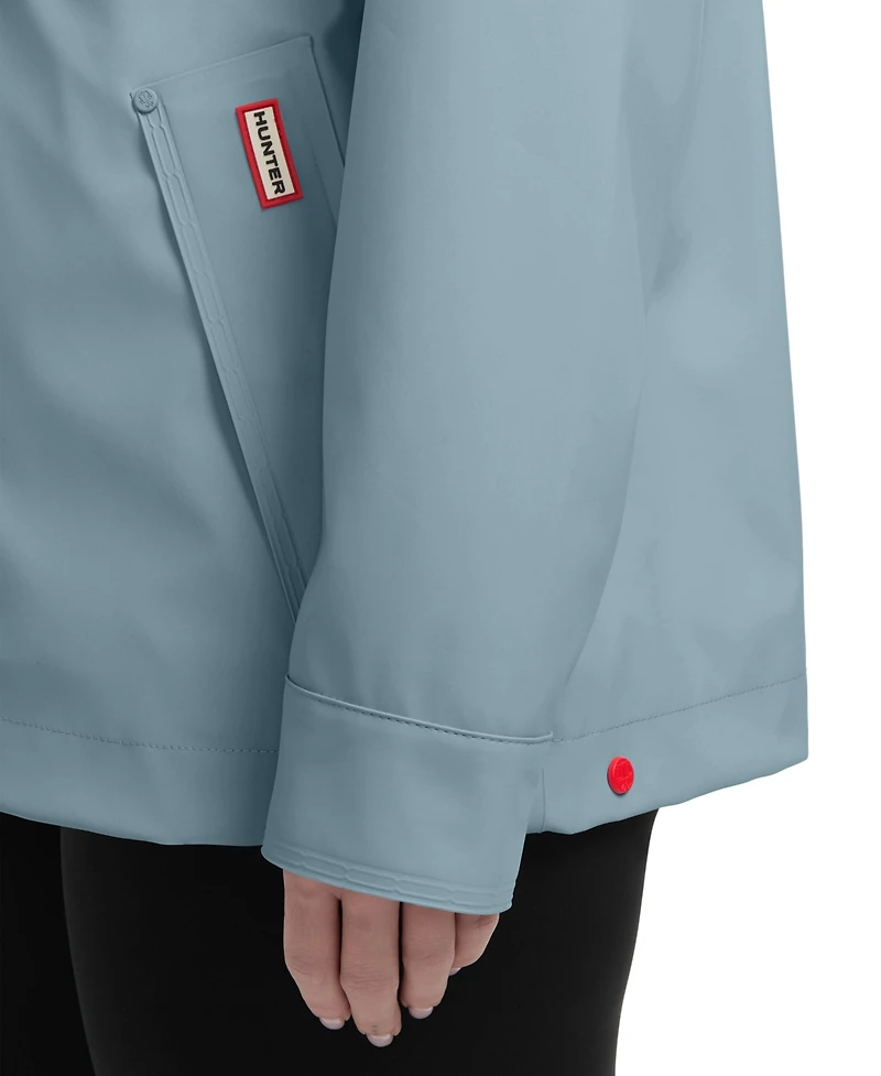 Hunter Women's Rubberized Water-Repellent Short Rain Jacket