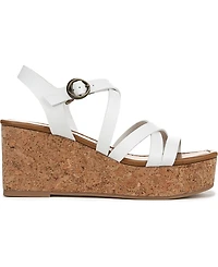 Blowfish Malibu Women's Aurora Open Square Toe Strappy Wedge Sandals
