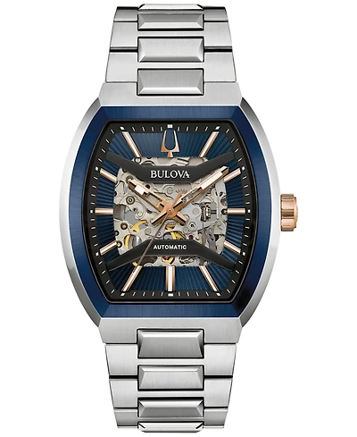Bulova Men's Maquina Sport Automatic Stainless Steel Bracelet Watch 40mm